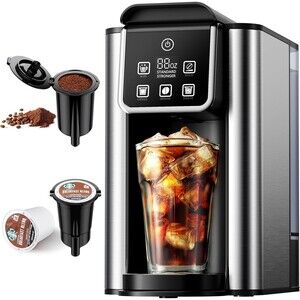 Hot & Iced Coffee Maker with Bold Setting Single Serve Coffee Maker for K Cup